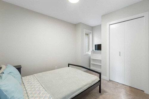 122 Homestead Boulevard Ne, Calgary, AB - Indoor Photo Showing Bedroom
