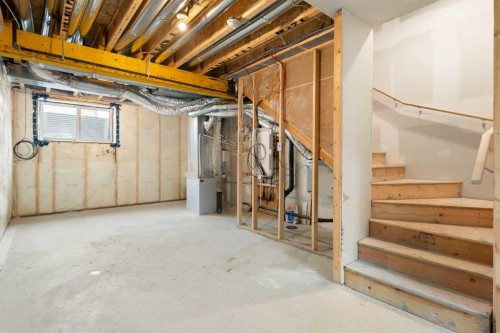 122 Homestead Boulevard Ne, Calgary, AB - Indoor Photo Showing Basement