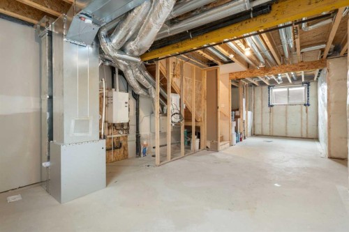 122 Homestead Boulevard Ne, Calgary, AB - Indoor Photo Showing Basement