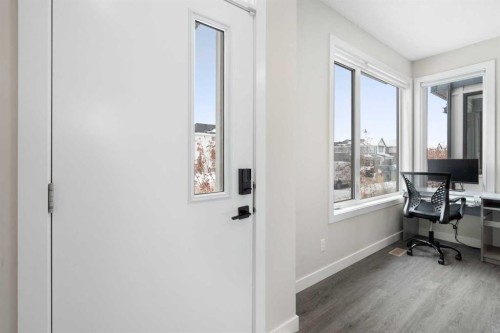 122 Homestead Boulevard Ne, Calgary, AB - Indoor Photo Showing Office