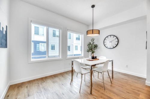 220 Creekstone Drive Sw, Calgary, AB - Indoor Photo Showing Dining Room