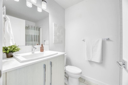 220 Creekstone Drive Sw, Calgary, AB - Indoor Photo Showing Bathroom
