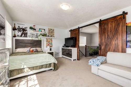 163 Cougarstone Court Sw, Calgary, AB - Indoor Photo Showing Bedroom