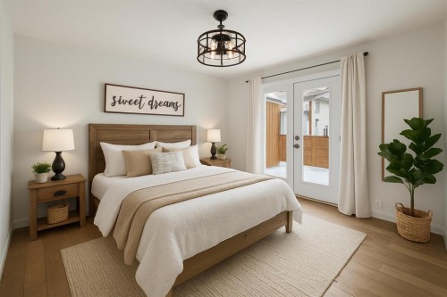 46 Benchlands Drive, Cochrane, AB - Indoor Photo Showing Bedroom