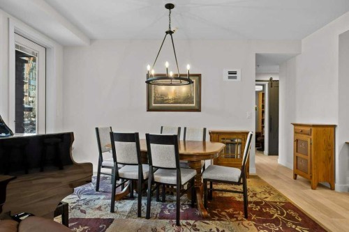 107-1315 Spring Creek Gate, Canmore, AB - Indoor Photo Showing Dining Room
