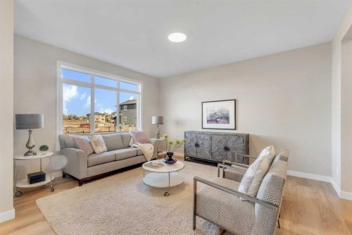430 South Shore Drive, Chestermere, AB - Indoor Photo Showing Living Room