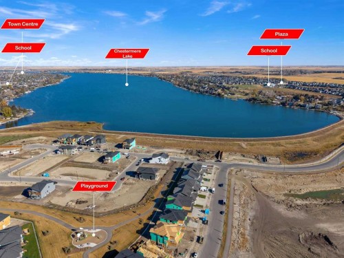 430 South Shore Drive, Chestermere, AB - Outdoor With Body Of Water With View