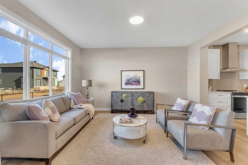 430 South Shore Drive, Chestermere, AB - Indoor Photo Showing Living Room