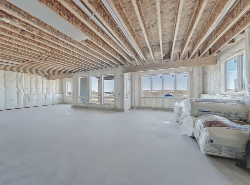 131 Westview Drive, Nanton, AB - Indoor Photo Showing Garage