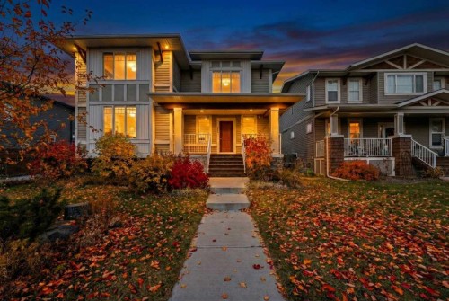 161 Rainbow Falls Glen, Chestermere, AB - Outdoor With Deck Patio Veranda With Facade