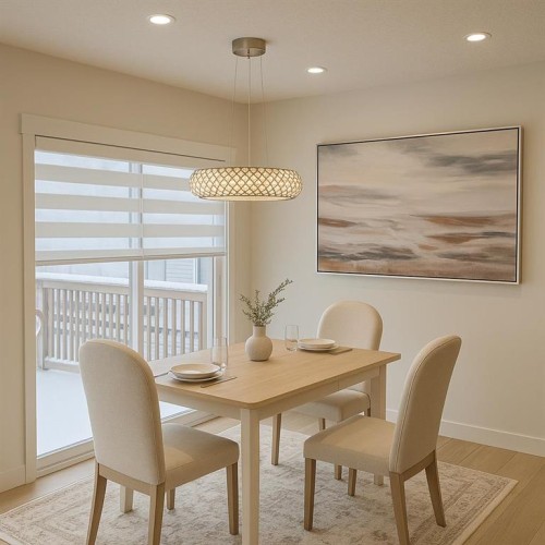 447 Tuscany Ridge Heights Nw, Calgary, AB - Indoor Photo Showing Dining Room