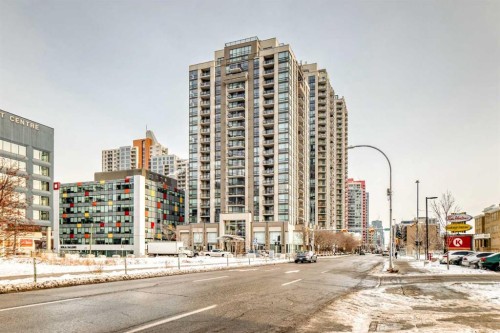 1404-1110 11 Street Sw, Calgary, AB - Outdoor With Facade