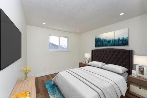 140 Whitworth Way Ne, Calgary, AB - Indoor Photo Showing Bedroom