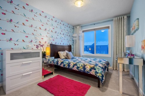 1071 Cornerstone Street Ne, Calgary, AB - Indoor Photo Showing Bedroom