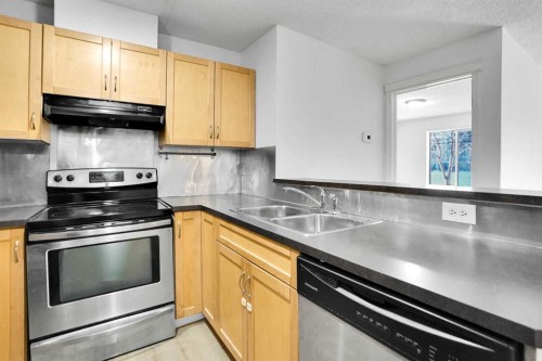 4109-70 Panamount Drive Nw, Calgary, AB - Indoor Photo Showing Kitchen With Stainless Steel Kitchen With Double Sink
