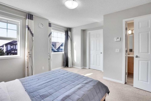 34 Skyview Springs Rise Ne, Calgary, AB - Indoor Photo Showing Bedroom
