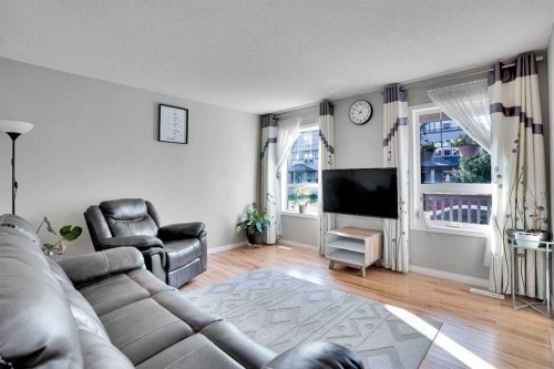 34 Skyview Springs Rise Ne, Calgary, AB - Indoor Photo Showing Living Room