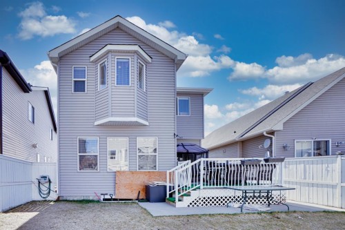 77 Saddleland Drive Ne, Calgary, AB - Outdoor With Deck Patio Veranda With Exterior