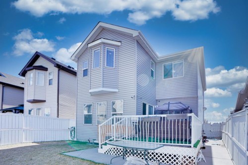 77 Saddleland Drive Ne, Calgary, AB - Outdoor With Deck Patio Veranda