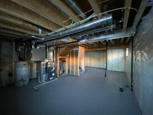 341 Ellen Park, Crossfield, AB - Indoor Photo Showing Basement