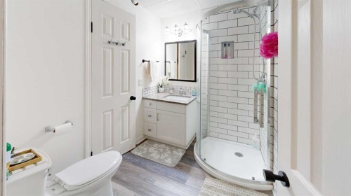 5092 51 Avenue, Stavely, AB - Indoor Photo Showing Bathroom