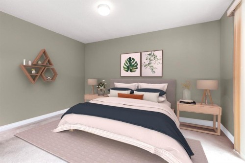 1541 11 Street Sw, Calgary, AB - Indoor Photo Showing Bedroom