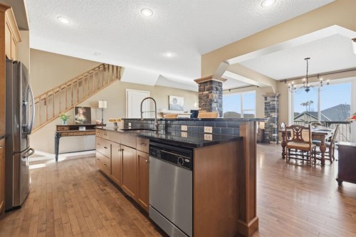 166 Cranridge Terrace Se, Calgary, AB - Indoor Photo Showing Kitchen With Stainless Steel Kitchen With Upgraded Kitchen