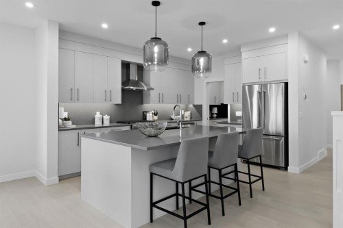 50 Westland Park Sw, Calgary, AB - Indoor Photo Showing Kitchen With Upgraded Kitchen