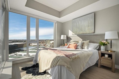 2002-1188 3 Street Se, Calgary, AB - Indoor Photo Showing Bedroom