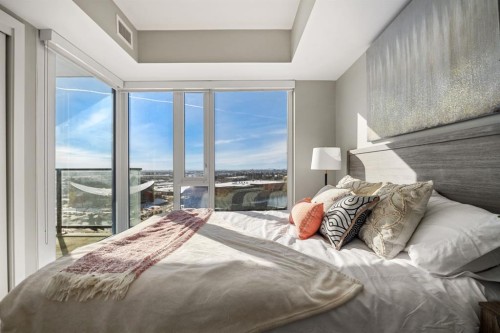 2002-1188 3 Street Se, Calgary, AB - Indoor Photo Showing Bedroom