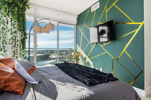 2002-1188 3 Street Se, Calgary, AB - Indoor Photo Showing Bedroom