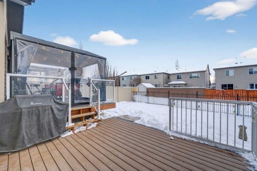 1163 Prairie Springs Hill Sw, Airdrie, AB - Outdoor With Deck Patio Veranda With Exterior