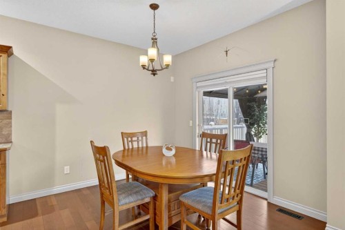 1163 Prairie Springs Hill Sw, Airdrie, AB - Indoor Photo Showing Dining Room