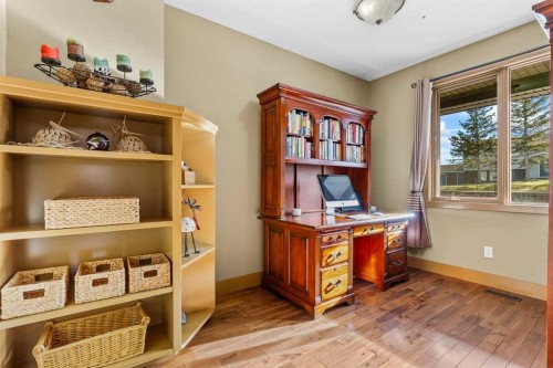 80 Cochrane Lake Trail, Cochrane Lake, AB - Indoor Photo Showing Office