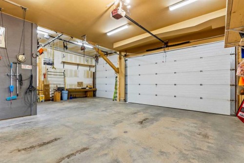 80 Cochrane Lake Trail, Cochrane Lake, AB - Indoor Photo Showing Garage