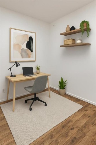 3409-298 Sage Meadows Park Nw, Calgary, AB - Indoor Photo Showing Office