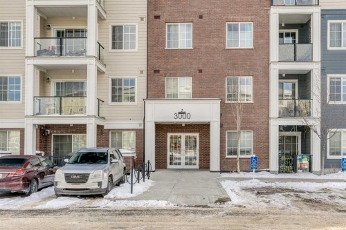 3409-298 Sage Meadows Park Nw, Calgary, AB - Outdoor With Balcony With Facade