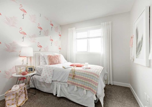 286 Sora Way Se, Calgary, AB - Indoor Photo Showing Bedroom