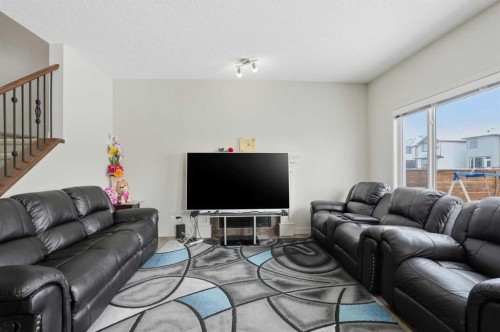 14 Skyview Ranch Street Ne, Calgary, AB - Indoor Photo Showing Living Room