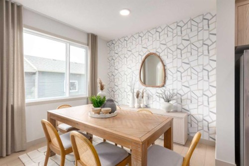 138 Sora Gardens Se, Calgary, AB - Indoor Photo Showing Dining Room