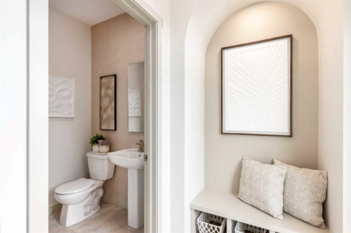 138 Sora Gardens Se, Calgary, AB - Indoor Photo Showing Bathroom