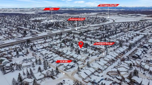 19 Cedargrove Place Sw, Calgary, AB - Outdoor With View