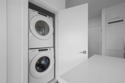 402-8370 Broadcast Avenue Sw, Calgary, AB - Indoor Photo Showing Laundry Room