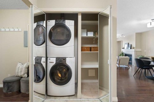 408-5115 Richard Road Sw, Calgary, AB - Indoor Photo Showing Laundry Room