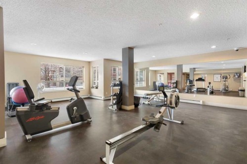 408-5115 Richard Road Sw, Calgary, AB - Indoor Photo Showing Gym Room