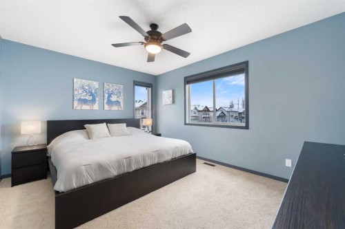 44 Cranberry Way Se, Calgary, AB - Indoor Photo Showing Bedroom