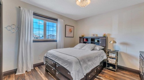 155 Coral Shores Landing Ne, Calgary, AB - Indoor Photo Showing Bedroom