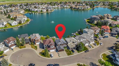 155 Coral Shores Landing Ne, Calgary, AB - Outdoor With Body Of Water With View