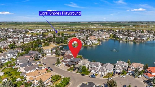 155 Coral Shores Landing Ne, Calgary, AB - Outdoor With Body Of Water With View