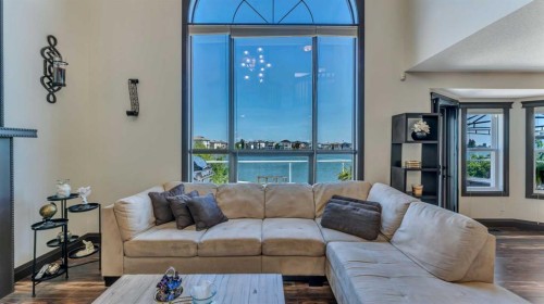 155 Coral Shores Landing Ne, Calgary, AB - Indoor Photo Showing Living Room